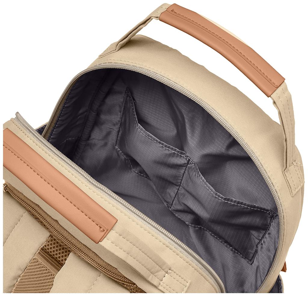 Anello Grande Backpack, Lightweight, Multi-Storage, A4 Motte, GHM0551, Beige
