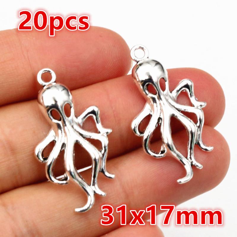 4-30pcs Animal Tree Flower Butterfly Alloy Metal Charms Pendant DIY Jewelry Making Accessories Findings for Earrings Necklace
