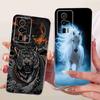 Für Redmi K60 k 60 5G Hülle Einfaches Cartoon-Design Silikon TPU Rückabdeckung Für Redmi K60 Pro 5G 22127RK46C Handy-Schutzhüllen