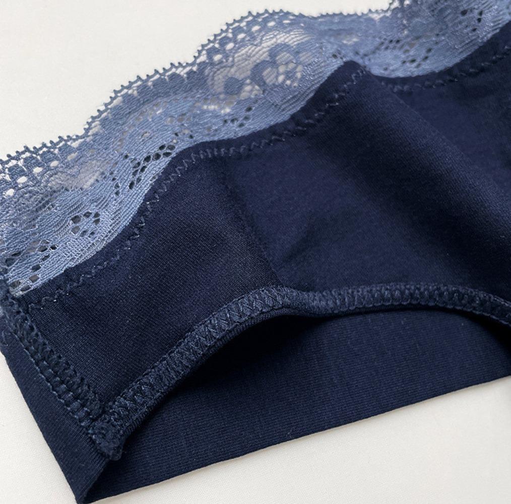 Women's Modal Cotton Blend Thongs, Soft Seamless Lace Tanga Underwear, Comfortable for Yoga Sports Daily Wear
