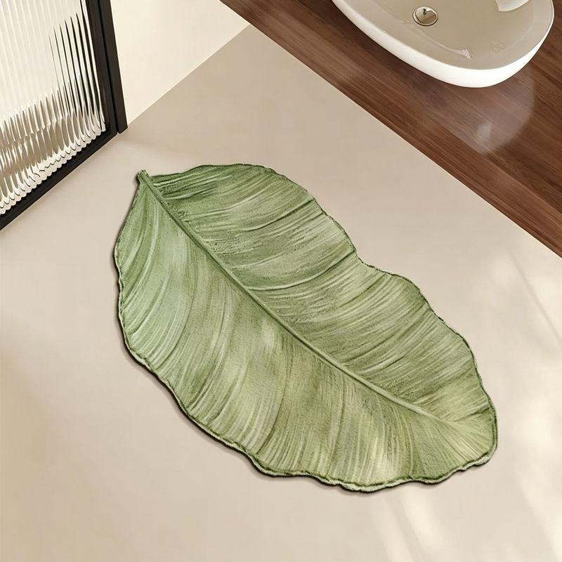 Minimaal Vormige Verse Badkamervloermat met Waterabsorptie Antislip, Sneldrogend Tapijt Douchemat Woondecoratie 40x60cm 16x24inch