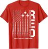 R.E.D Friday Military Remember Everyone Deployed Veteran T-Shirt