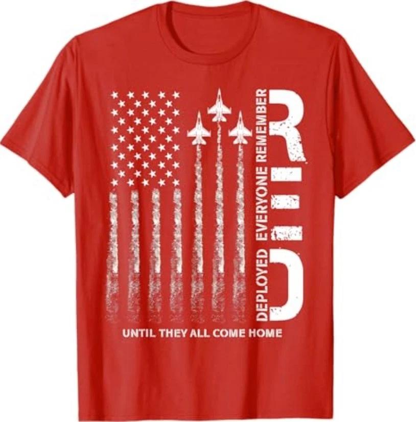 R.E.D Friday Military Remember Everyone Deployed Veteran T-Shirt M