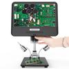 Digital Microscope 8.5 Inch LCD Display Screen 5X To 1200X Microscope 1280x800 Adjustable 1080P Scope Soldering Tool