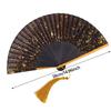 6inch Chinese Retro Fan with Tassel Hand Hold Fan Portable Folded Fan  Chinese Style