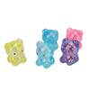 5Pcs Bear Stress Ball Squeeze Ball Mixed Color Soft Flexible TPR Stress Relief Slow Rising Stretchy Dough Balls for