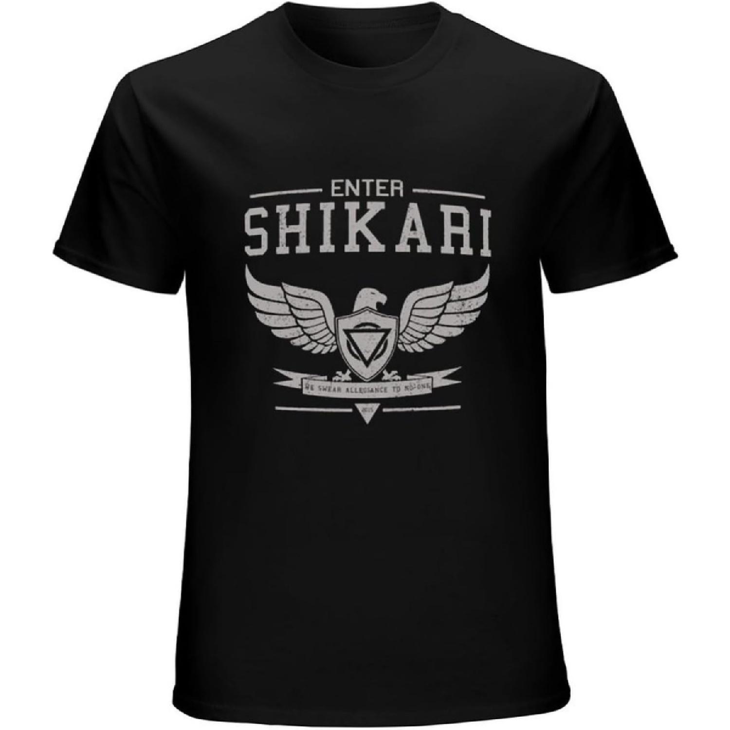 BAI HUA TREE Mens Enter Shikari Allegiance T-Shirt Rock Band The Mindsweep The Zone Tee Black XXXXXL разноцветный