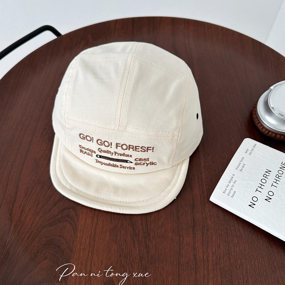 

Родитель ребенок Мягкий козырек Рабочая одежда Бейсболка с коротким козырьком Мужская и женская Среднего возраста Детская Солнечная шляпа Повседневная Универсальная Вышитая Бейсболка Хлопок Adult 56-58cm