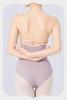 Adult Ballet Dancewear: Color Block Cross Strap Practice & Exam Leotard