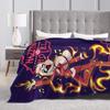Hazbins Hotels Anime  Blanket Velvet All Season  Multi-function Ultra-Soft Throw Blanket for Bed Bedroom Bedspreads