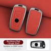 Key Case Cover for BMW 3, 5, 6, 7 Series & X1, X3, X4, X5, X6: Protective Shell with Buckle