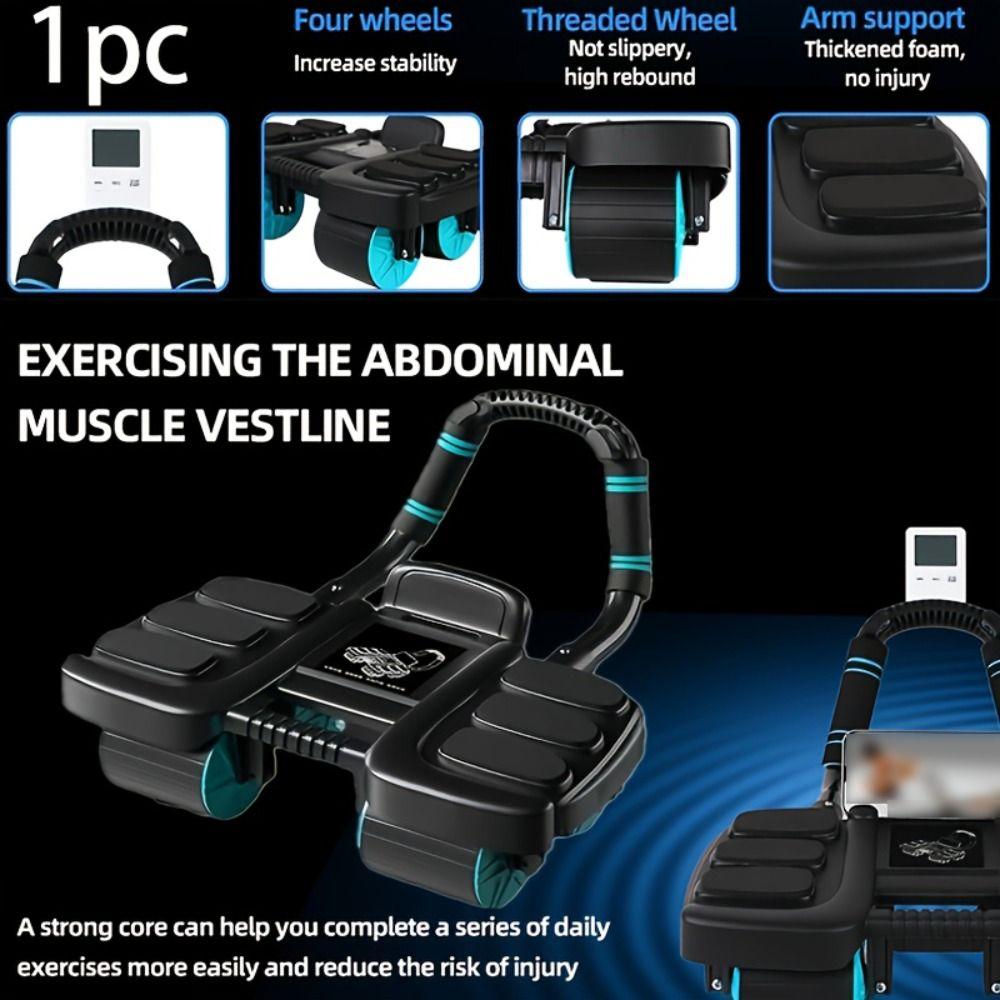 Automatic Rebound Abdominal Exercise Machine 6/8 Elbow Support Arm Abdominal Device  Home Gym