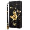 For Motorola Moto G13 4G/G23 4G Anto-drop Phone Case 3D Pattern Printing Flip Wallet Cover Stand with Strap