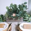 10PCS Fake Plants Silk Eucalyptus Leaf Diy Christmas Decorations Vase for Home Garden  Wedding Scrapbooking Artificial Flowers