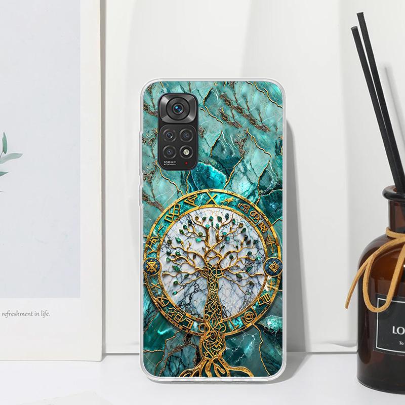 Tree of Life Space Phone Case For Xiaomi Redmi Note 15 13 14S 14 Pro Plus 12S 11S 10S 12 11E 10 11T Art Fundas Back Cover Redmi