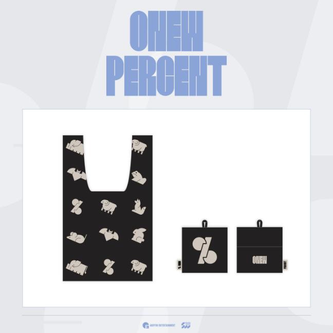 

Предзаказ ONEW POP-UP Store PERCENT Сумка-шоппер карманная