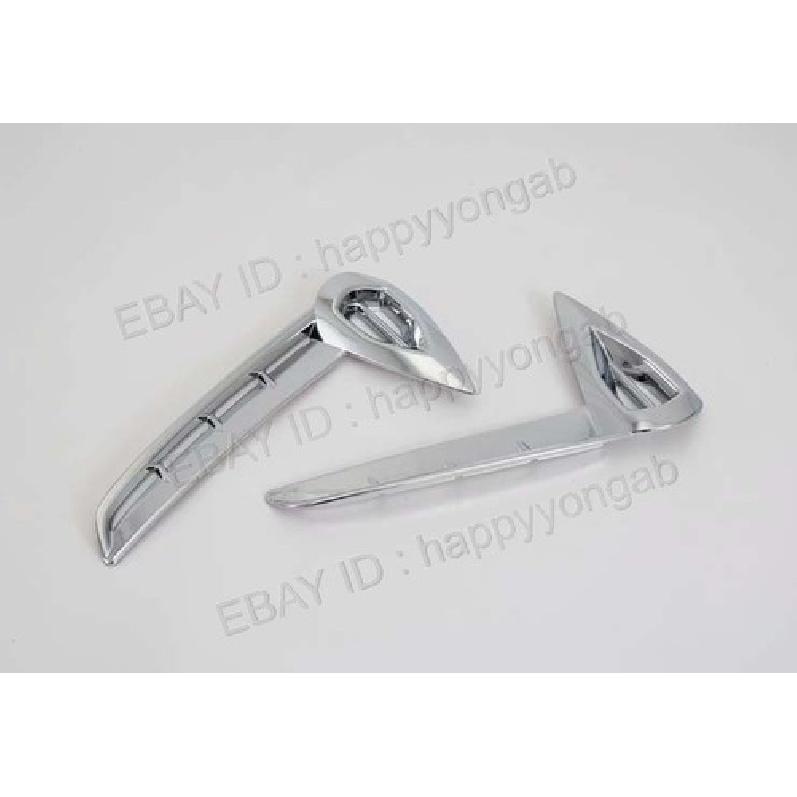 2X Chrome Front Fog Light Frame Cover Trim For -2024 Lexus UX 200 250h ABS
