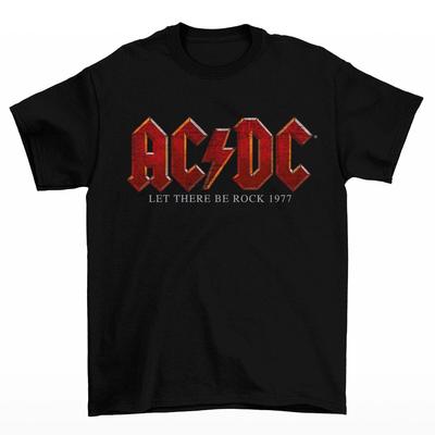 AC/DC Let There be Rock T-Shirt Herren Damen Oberteile T-Shirts ACDC Herrenhemd