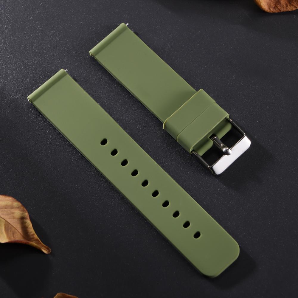 Silicone Watch Band 12mm 14mm 15mm 16mm 18mm 20mm 21mm 22mm 24mm Universal Bracelet Quick Release for Men Women Waterproof Strap
