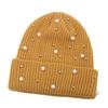Fashionable Women's Winter Hat with Pearls Role Playing Hat Novelty Thermals Hat Suitable for Everyday Wear