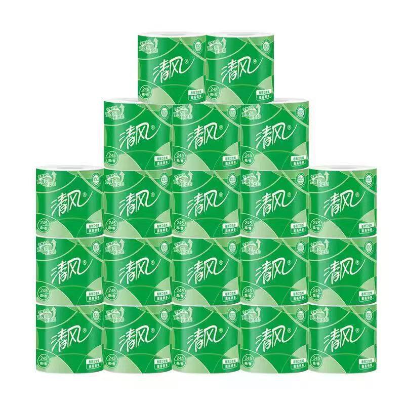 Gentle Breeze Toilet Paper, 3-ply, 100 Rolls, 245 Sheets per Roll.