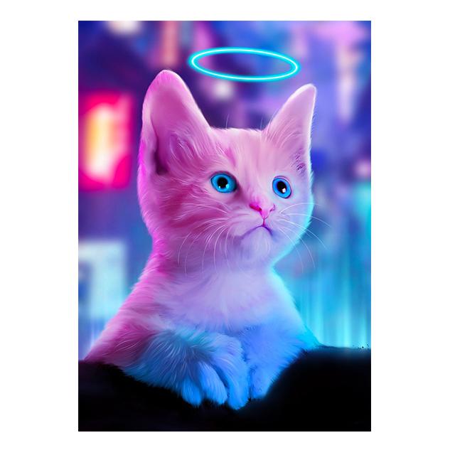 Cyberpunk Cats Duck Bear Fantasy Posters Wall Art Canvas Prints Modern Fashion Animals Paintings Living Room Home Decor Pictures