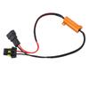 9006 LED Load Resistor Kit 50W 6Ohm Harness Adapter Anti Flicker Error Decoder Warning Canceller for LED DRL Fog Light