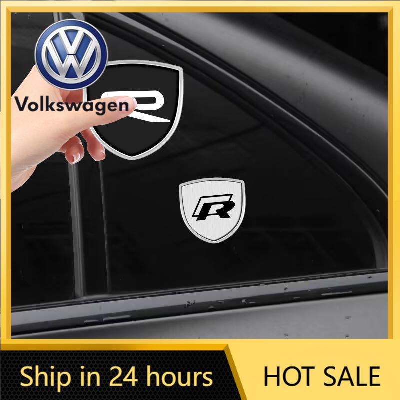 2026 Nuovo Per VOLKSWAGEN VW 1/2 Pezzi Car Styling Emblema Metallico 3D Adesivo Decalcomania per Carrozzeria Finestrino Per Volkswagen Tiguan Bora POLO PASSAT C