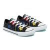 Converse Chuck Taylor All Star Trendy Comfortable Low Top Canvas Shoes Kids Sneakers Black Yellow Multicolor 671908C