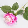 Artificial Rose Eye-catching No Withering Fresh-keeping Fancy Single Branch Simulation Roses Wedding Favors