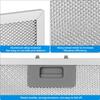 Confezione da 2 Filtri Metallici a Rete Universali per Cappa da Cucina 305 x 267mm, Filtri in Alluminio a 5 Strati per Cappa Aspirante