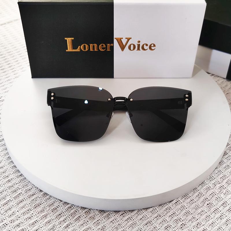 Women's High-End Rimless Butterfly UV Protection Sunglasses - Street Style