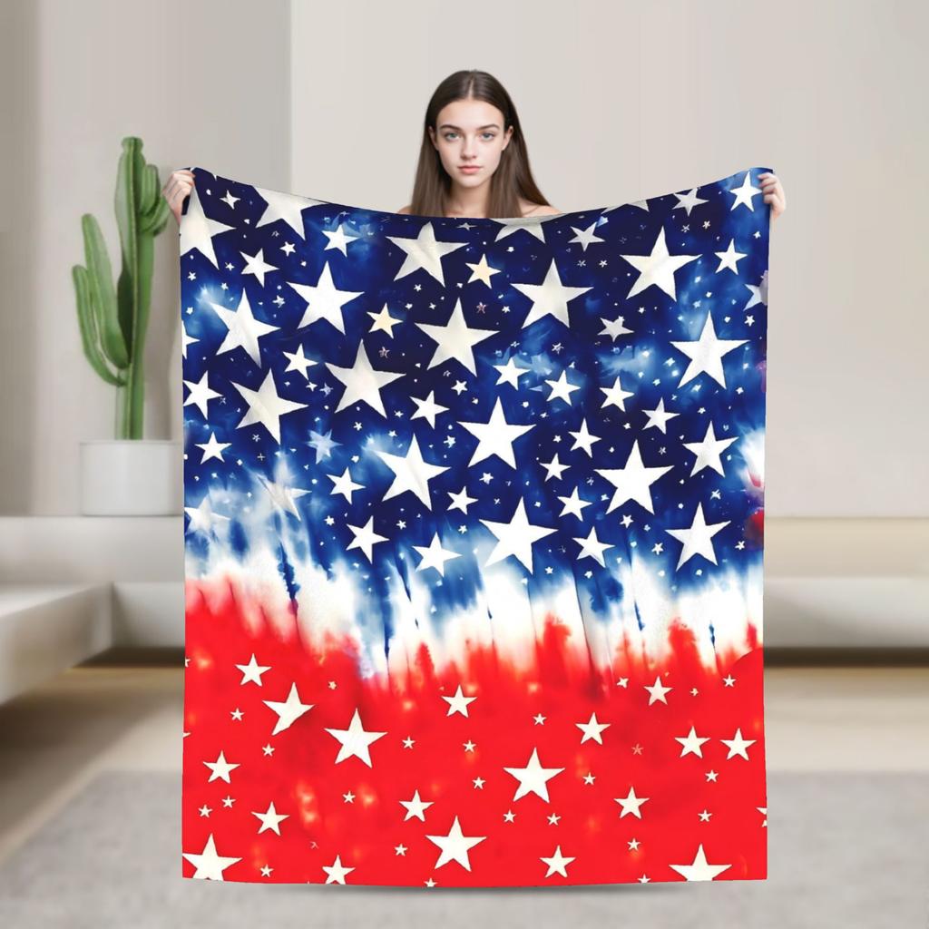 American Flag Blankets Quality Warm Throw Blanket Spring Airplane Travel Couch Chair Street Trend Bedspread