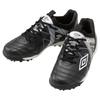[Umbro] Soccer Athletic Shoes Accelerator JR Wide - Flexible, Cushioned, Responsive - Suitable for School, Juniors, Kids, Children UF5SFCT2J, BKWH,