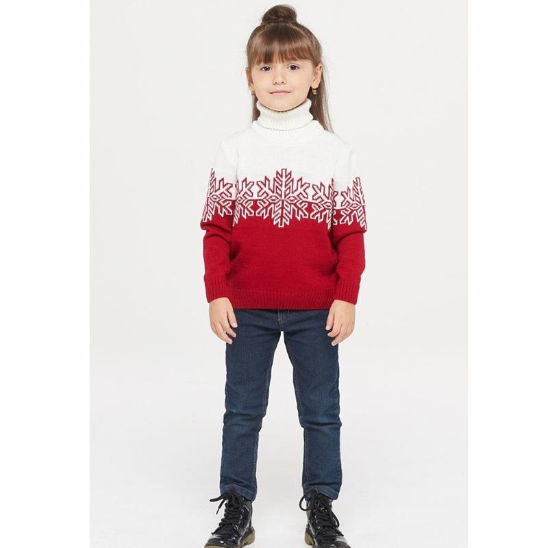 2022 Christmas Parent-Child Jacquard Sweater Collection: Men's, Women's, and Children's Wear