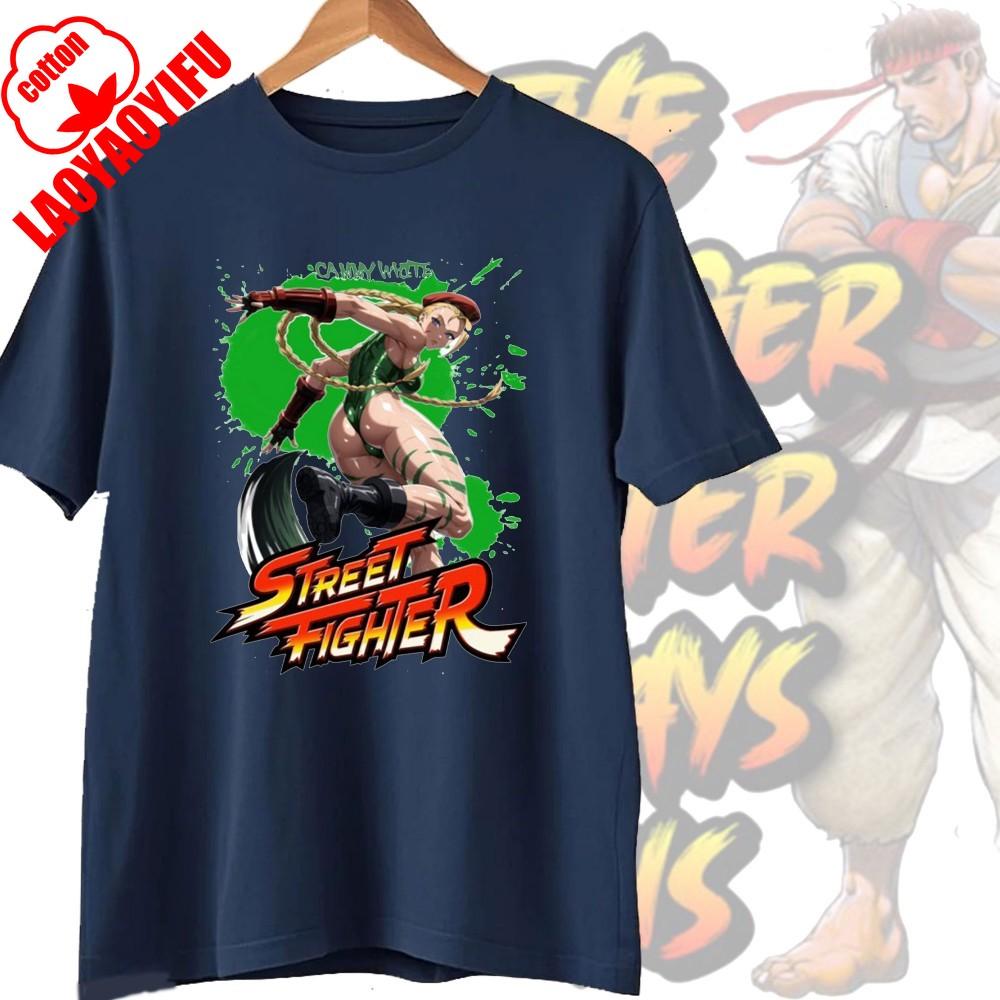 

2025 Street Fighter Chun Li Long VTG American Street Men and Women Lovers Instagram Super Fire Short Sleeve Tt Shirt 4XL