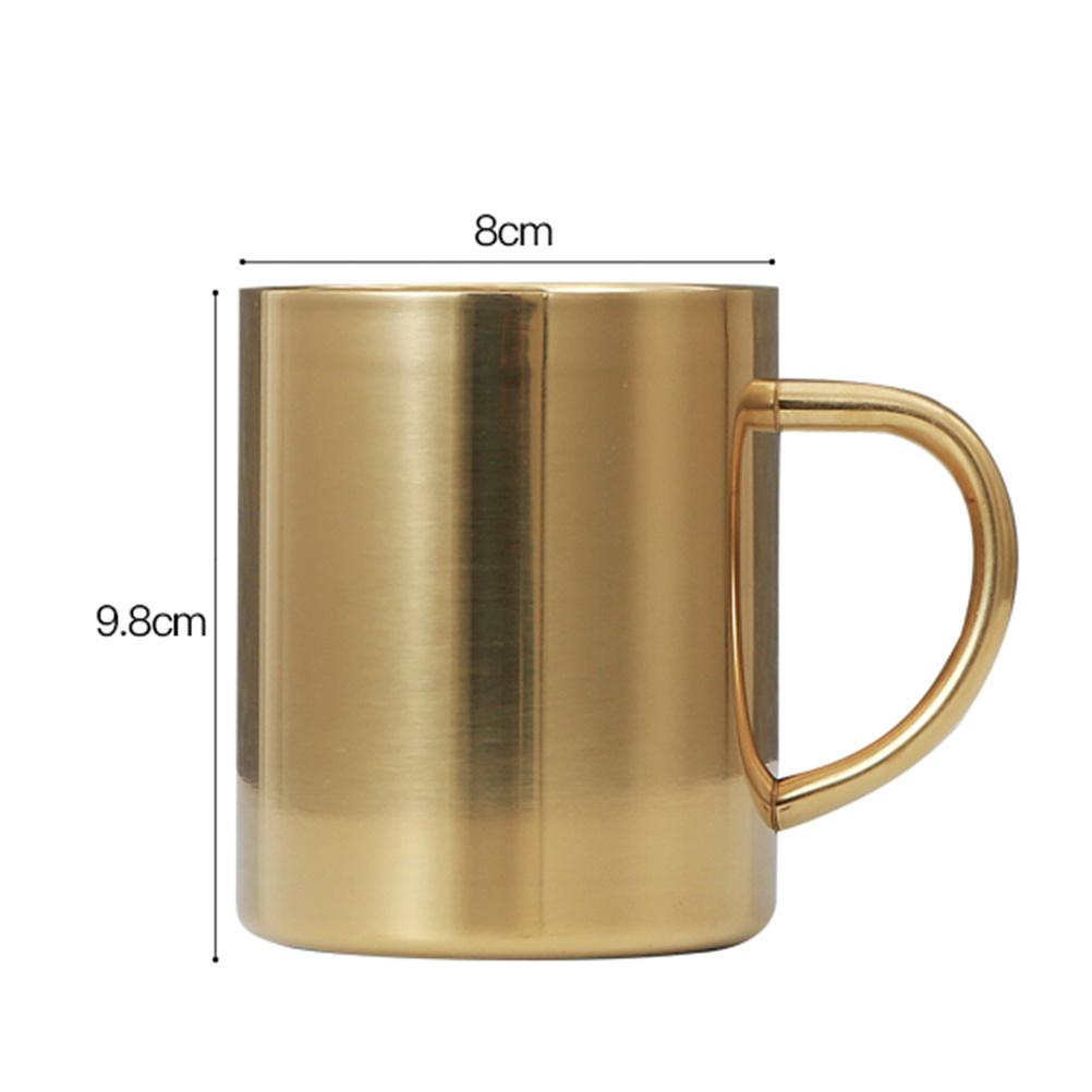 Insulated Stainless Steel Coffee Mug 304 Double Wall Thermal Cup for Home Office Travel Camping Tea Coffee Water Beverage