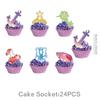 Girl Group-Themed Birthday Party Decorations: Disposable Paper Plates, Cups, Banners, and Cake Topper Set