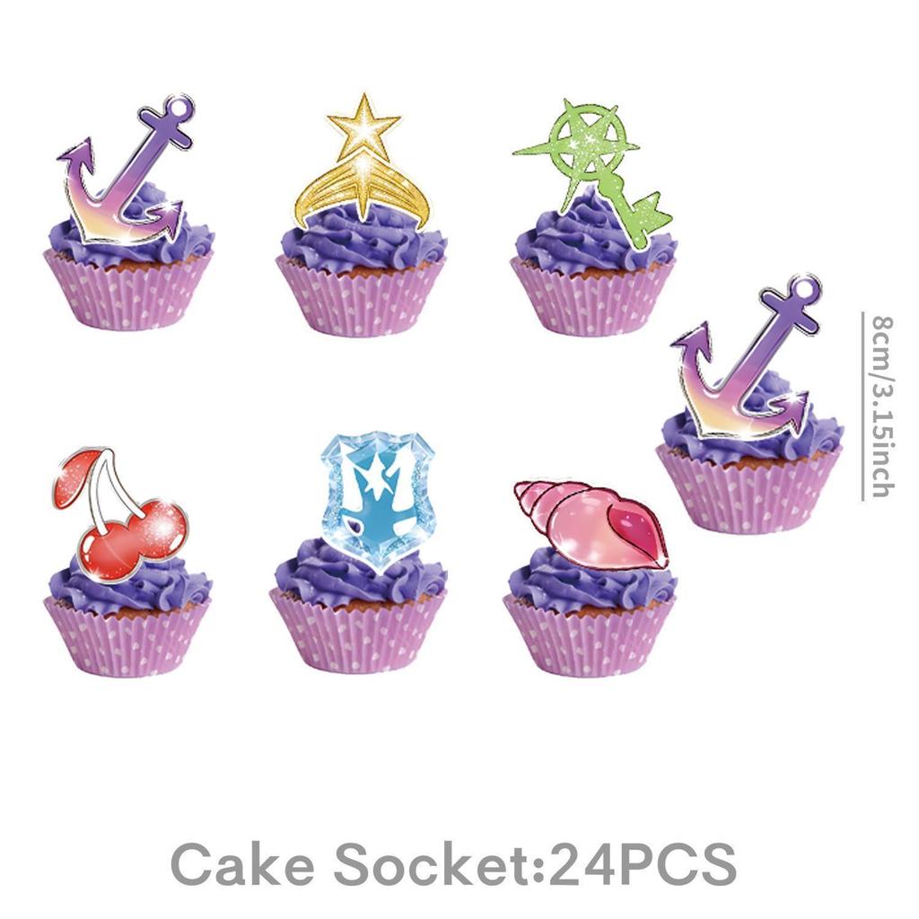 Girl Group-Themed Birthday Party Decorations: Disposable Paper Plates, Cups, Banners, and Cake Topper Set