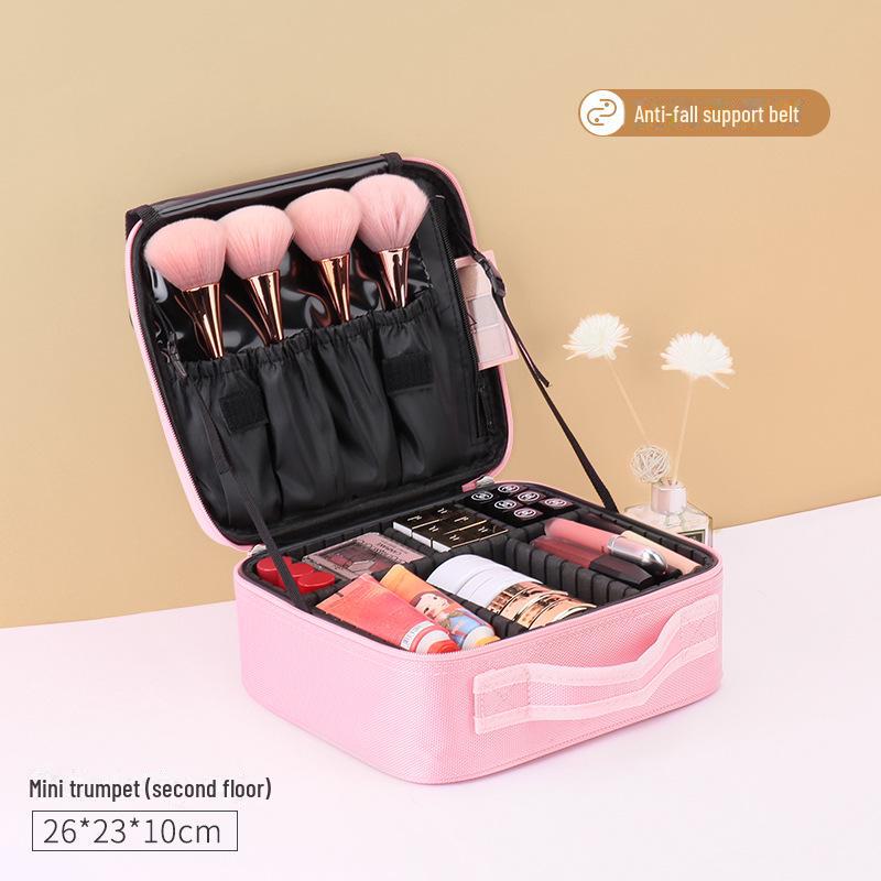 Women's Large-Capacity Portable Cosmetic Bag - Professional Makeup Artist Storage and Tattoo Tool Organizer
