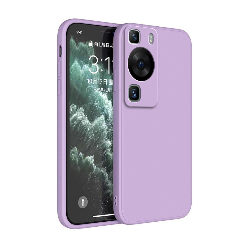 Oryginalne Etui Ochronne na Obiektyw do Huawei P60 Pro P60Pro Odporne na Wstrząsy Funda Kwadratowe Miękki Płynny Silikon Podstawowy Tylny Pokrowiec Capa