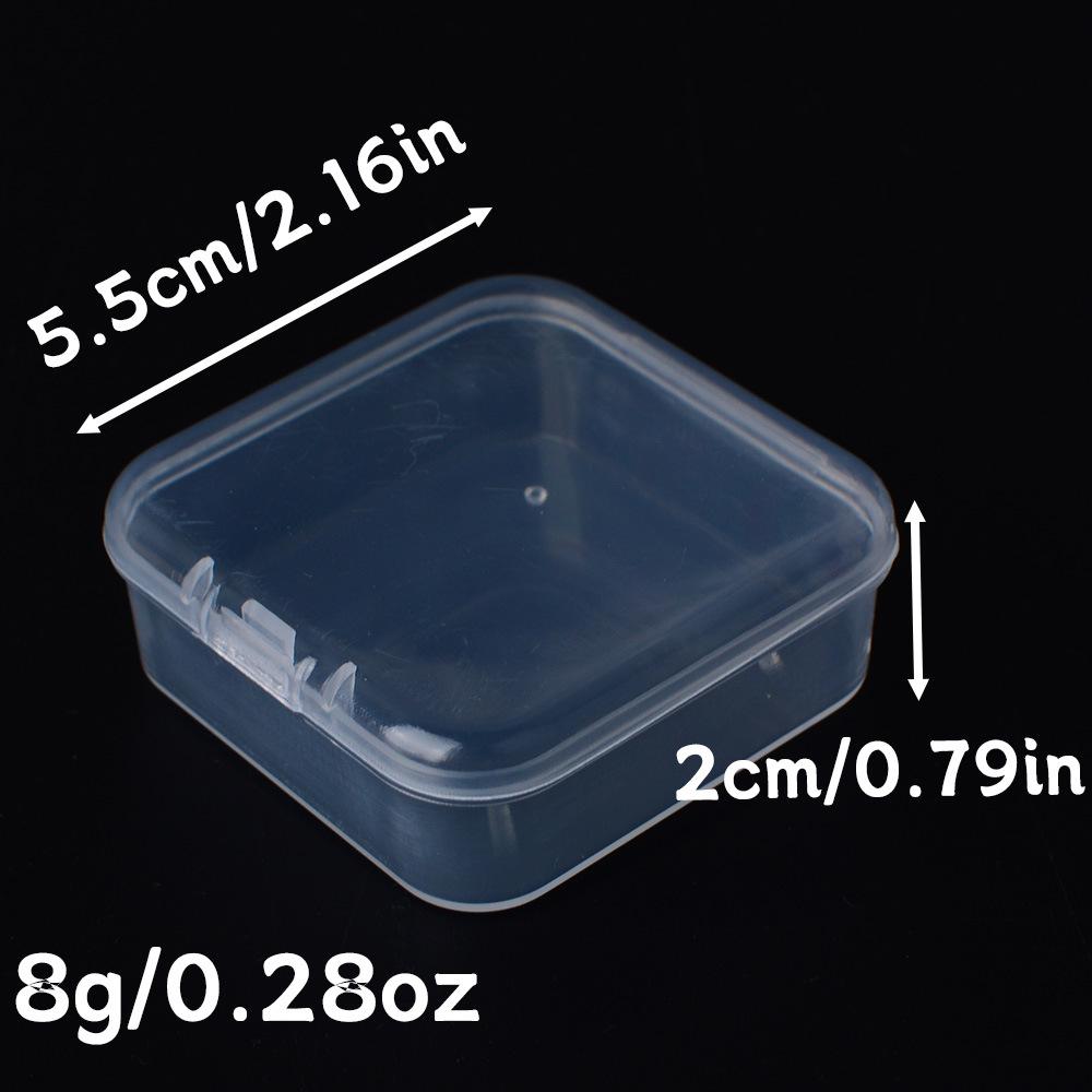 Multi-Functional Transparent PP Plastic Fish Bait Storage Box with Five and Six Compartments