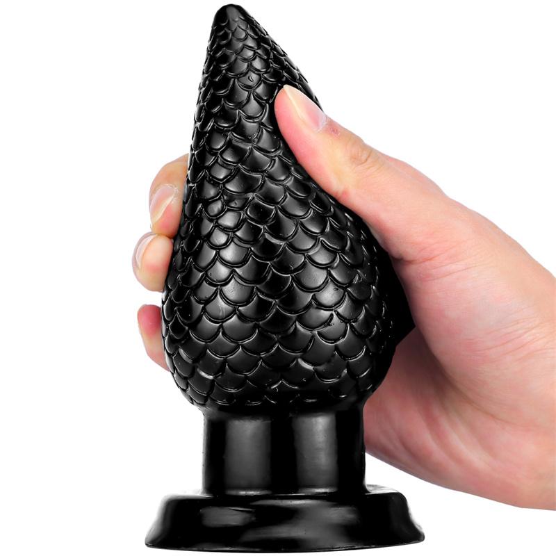 Black Pine Cone Butt Plug Masturbation Stick Backyard Butt Plug Sex Toys Backyard Big Butt Plug