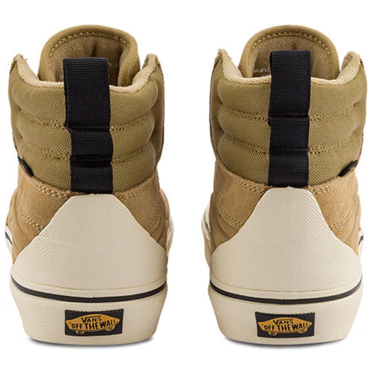 Vans Ashwood Hi Comfortable Versatile Low-Top High-Top Skate Shoes Men Sneakers Khaki VN000CXVOVI