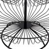 Standing Fruit storage Basket, Round Iron Household Plate Tray