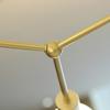 Nordic Design 3/4/6 Bulbs DIY Metal Chandelier Gold Pendant Lighting for Kitchen Island Dinning Room Lights for Ceiling Modern Pendant Light Ceiling