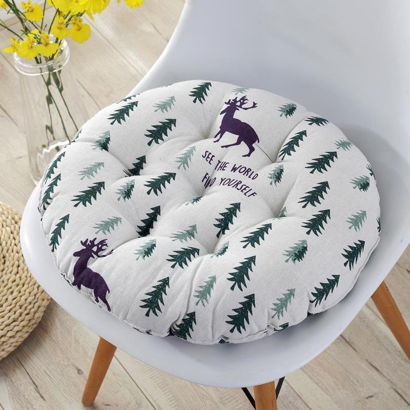 

Round Futon Tatami Floor Cushion - Thickened, Free Shipping, Bay Window Fabric, Backrest Seat 30x30cm