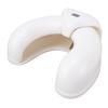 Nail Lamp 3 Timer Settings 18 LED Moon Shape Plug In Nail Dryer Even Curing for Gel Polish Countdown Timer White