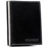 Men's Leather Wallet N4-RPVT-BL-9571 Black