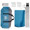 Party Tent with Roof Blue 600 x 600 x 400 cm Polyester and Steel